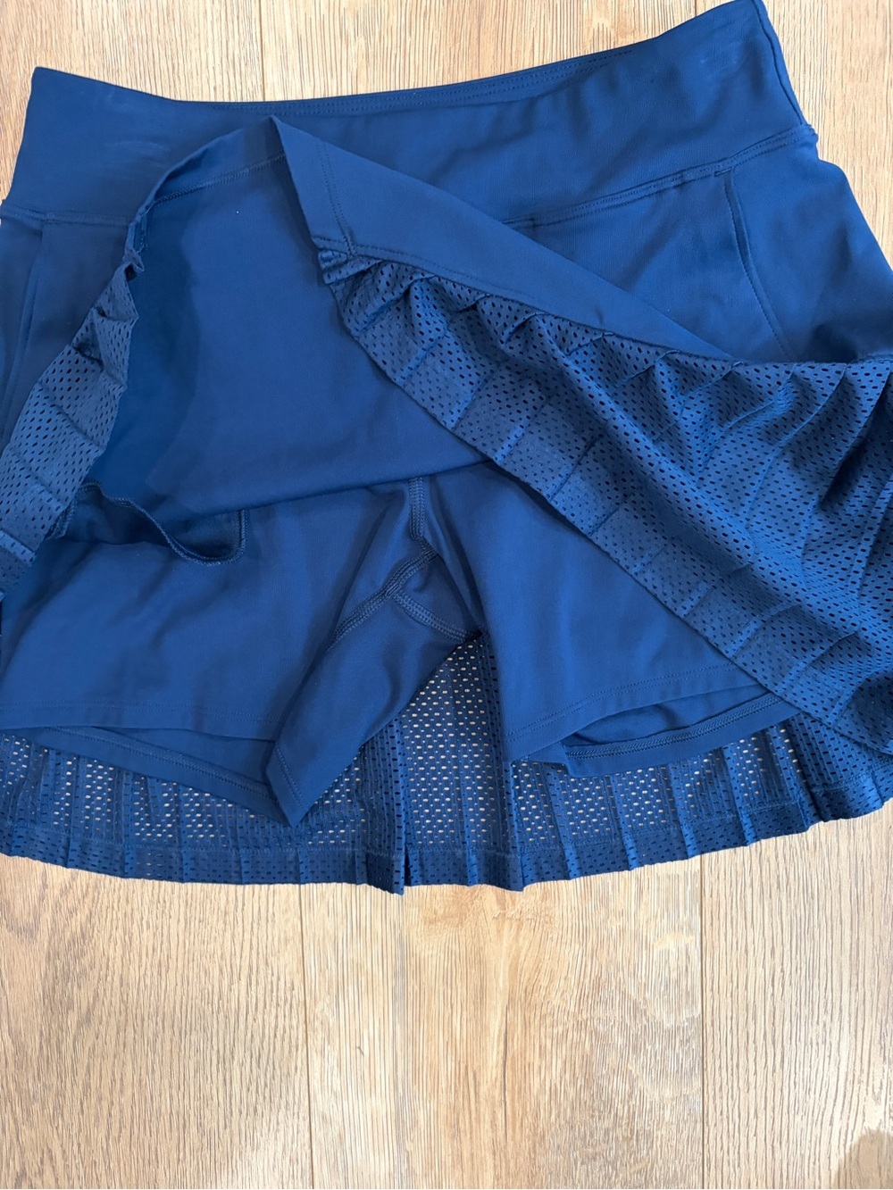 Under Armour Golf Navy Pleated Athletic Tennis Skort XS HeatGear - Picture 2 of 4